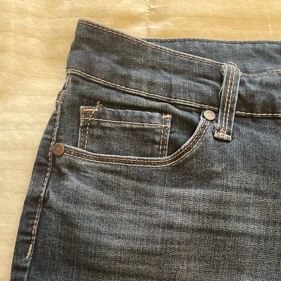 CODE BLEU Soho Skinny Jeans with ankle tie accents Sz 10 EUC - Picture 5 of 7